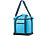 Kühlboxen: PEARL Faltbare Kühltasche mit Griffen, wasserdichte Lkw-Plane, 26 l, blau