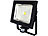 Luminea COB-LED-Fluter 50 W mit PIR-Sensor, 4200 K, IP44, schwarz Luminea LED-Außenstrahler mit PIR-Sensoren (neutralweiß)