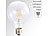 Luminea 4er-Set LED-Filament-Globelampe G95, E27, 6 W, 600 lm, 3.000 K, 360° Luminea LED-Filament-Globen E27 (warmweiß)