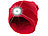 Mütze LED: Lunartec Rote Strickmütze mit weißen (vorne) & roten (hinten) LEDs