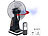 Luftkühler-Ventilator: Sichler Tisch-Ventilator mit Ultraschall-Sprühnebel und Fernbedienung, 80 Watt