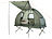 Zelt mit Bett: Semptec 4in1-Zelt mit Feldbett, Winter-Schlafsack, Matratze und Sonnenschutz