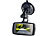NavGear HD-Dashcam mit GPS, 2,7" TFT, G-Sensor, Bewegungserkennung