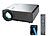 SceneLights LED-LCD-Beamer LB-9300.hd mit WXGA-Auflösung, 2800 Lumen SceneLights Kompakt LED Beamer