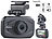 NavGear Super-HD-Dashcam MDV-3300.SHD, G-Sensor, 170°-Weitwinkel NavGear Dashcams mit G-Sensoren (Super HD)