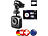 POI Pilot 7000 GPS-POI-Warner mit Super-HD-Autokamera (Versandrückläufer) POI Pilot Fahr-Assistenten: POI-Warner & HD-Dashcams