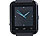 Callstel Freisprech-Smartwatch SW-100.tch, Bluetooth 3.0 (Versandrückläufer) Callstel Freisprech-Smartwatches mit Bluetooth