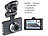 NavGear Full-HD-Dashcam MDV-2900 mit erstklassiger Nachtsicht, G-Sensor, H.264