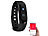 newgen medicals Fitness-Armband V4, XL-Touch-Display, Nachrichten, dyn. Herzfreq, IP67 newgen medicals Fitness-Armbänder mit Herzfrequenz-Messung und Nachrichtenanzeige