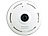 7links IP-Panorama-Überwachungskamera, 360°, Nachtsicht (Versandrückläufer) 7links WLAN-IP-Überwachungskameras mit 360°-Rundumsicht