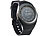 simvalley MOBILE 2in1-Uhren-Handy & Smartwatch für iOS & Android, rundes Display simvalley MOBILE Handy-Smartwatches mit Bluetooth für Android und iOS