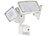 VisorTech HD-IP-Überwachungskamera LED-Strahler, PIR-Sensor (Versandrückläufer) VisorTech HD-WLAN-IP-Überwachungskameras mit LED-Flutlichtern