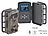VisorTech Full-HD-Wildkamera mit Bewegungssensor, Nachtsicht, Farb-Display, IP54 VisorTech 