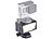 Somikon Unterwasser-LED-Licht für Action-Cams, 360 lm, 3 W, 900 mAh-Akku, IPX8 Somikon Unterwasser-LED-Kameraleuchten