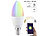 Luminea WLAN-LED-Lampe, kompat. zu Alexa & Google Assistant, E14 Luminea 