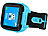 TrackerID Kinder-Smartwatch mit Telefon, Chat- und SOS-Funktion, blau TrackerID Kinder-Smartwatches mit GSM- & LBS-Tracking