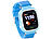 TrackerID Kinder-Smartwatch, Telefon, GPS-, GSM-, WiFi-Tracking, SOS-Taste, blau TrackerID Kinder-Smartwatches mit Tracking per GPS & GSM/LBS