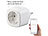 7links Smart-Home-Starter-Set 1, kompat. zu Amazon Alexa & Google Assistant 7links WLAN-Smart-Home-Sets mit IP-Kamera, LED-Lampe und Steckdose