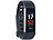 newgen medicals Fitness-Armband mit Farbdisplay, Blutdruck-Anzeige, Bluetooth, IP67 newgen medicals 