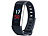 newgen medicals Fitness-Armband mit Farbdisplay, Blutdruck-Anzeige, Bluetooth, IP67 newgen medicals Fitness-Armband mit Blutdruck- und Herzfrequenz-Anzeigen, Bluetooth