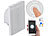 Luminea Home Control Touch-Lichtschalter & Dimmer, komp. zu Amazon Alexa & Google Assistant Luminea Home Control WLAN-Touch-Lichttaster & -Dimmer