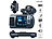 Dashcam Dual: NavGear Full-HD-Dashcam mit 2 Objektiven, 150° Ultra-Weitwinkel, Sony-Sensor