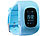 TrackerID Kinder-Smartwatch mit Telefon- & SOS-Funktion, GPS-/LBS-Tracking, blau TrackerID Kinder-Smartwatches mit Tracking per GPS & GSM/LBS