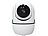 7links WLAN-IP-Überwachungskamera mit Objekt-Tracking und App, Full HD, 360° 7links WLAN-IP-Überwachungskameras mit Objekt-Tracking & App
