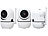 7links WLAN-IP-Überwachungskamera mit Objekt-Tracking und App, Full HD, 360° 7links WLAN-IP-Überwachungskameras mit Objekt-Tracking & App