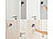 Somikon Video-Türsprechanlage mit 17,8-cm-Farbdisplay & Türöffner, 10-m-Kabel Somikon Video-Türsprechanlagen