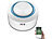 Luminea Home Control WLAN-Temperatur- & Luftfeuchtigkeits-Sensor, 7-Tage-Datenspeicher, App Luminea Home Control WLAN-Temperatur- & Luftfeuchtigkeits-Sensoren mit App-Auswertungen