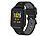 newgen medicals GPS-Sportuhr, Always-On-Display, Bluetooth, App,Versandrückläufer newgen medicals Wasserdichtes Fitness-Armband mit Always-On-Display und GPS-Empfänger