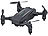 Simulus Faltbarer FPV-Mini-Quadrocopter, Full HD, WLAN, Versandrückläufer Simulus Faltbarer WiFi-Quadrocopter mit HD-Kameras
