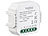Luminea Home Control WLAN-Unterputz-2-Kanal-Lichtschalter & -Dimmer, App, Sprachsteuerung Luminea Home Control