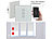 Luminea Home Control 2er-Set Rollladen-Touch-Steuerungen, mit App und Sprachsteuerung Luminea Home Control
