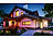 Luminea Home Control 2er-Set Outdoor-Fluter, RGB-CCT-LEDs, Bluetooth, App, 4.500 lm, 60 W Luminea Home Control Wetterfeste Fluter mit RGB-CCT-LEDs und App-Steuerung