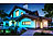 Luminea Home Control 4er-Set Outdoor-Fluter, RGB-CCT-LEDs mit WLAN-Gateway, App, 4.500 lm Luminea Home Control Wetterfeste Fluter mit RGB-CCT-LEDs, App und Gateways