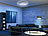 Luminea 2er-Set LED-Decken-Kinderzimmerleuchten, Sternenhimmel-Effekt, 840 lm Luminea LED-Deckenleuchten mit Sternenhimmeleffekt