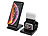 Callstel 3in1-Induktions-Ladestation für Smartphone, Versandrückläufer Callstel Faltbare Qi-kompatible 3in1-Ladestationen für Smartphone, Apple Watch & AirPods