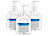 newgen medicals 3er-Set Hand-Desinfektions-Gels, Aloe Vera, Spender-Flasche, je 500 ml newgen medicals Hand-Desinfektions-Gels