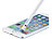 Callstel Aktiver Touchscreen-Eingabestift, Akku, 1,45mm, 15 Std., auch iPad Pro Callstel Aktive Eingabestifte für Apple iPad Pro