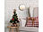 Lunartec 2er-Set weihnachtliche LED-Echtholzbilder, warmweiß, Batteriebetrieb Lunartec Weihnachtliche LED-Holzbilder