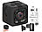 Mini Überwachungskamera: Somikon HD-Micro-Videokamera & Webcam, HD 720p, mit Bewegungserkennung & Akku