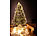 Lunartec WLAN-Tannenbaum-Überwurf-Lichterkette mit App, 8 Girlanden, 320 LEDs Lunartec