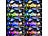 Luminea 2er-Set wetterfeste Outdoor-Fluter, RGB-CCT-LEDs, 15 W, 1.250 lm, IP65 Luminea Wetterfeste LED-Fluter (RGB)