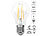 Luminea 3er-Set LED-Filament-Lampen mit Dämmerungssensor, E27, 8 W, 806 lm Luminea LED-Filament-Lampen mit Dämmerungssensor