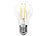 Luminea 4er-Set LED-Filamentlampen, Dämmerungssensor, E27, 8W, 806lm, warmweiß Luminea