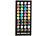 Luminea Home Control WLAN-RGB-LED-Streifen mit Sound-Steuerung, App, Sprachsteuerung, 5 m Luminea Home Control WLAN-LED-Streifen-Sets in RGB mit Sprach- und Soundsteuerung