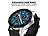 St. Leonhard Smartwatch mit Always-On-Display, Bluetooth, App, Herzfrequenz, IP68 St. Leonhard