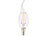 Luminea LED-Filament-Kerze, E14, A+, 4 Watt, 470 Lumen, 360°, warmweiß, Ba35 Luminea LED-Filament-Kerzen E14 (warmweiß)
